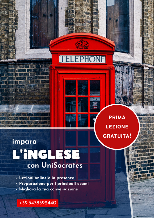 Unisocrates Prima lezione inglese gratuita